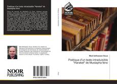 Buchcover von Poétique d'un texte intraduisible "Haraket" de Mustapha fersi
