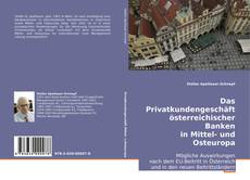 Buchcover von Das Privatkundengeschäft
österreichischer Banken
in Mittel- und Osteuropa