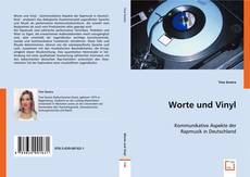 Buchcover von Worte und Vinyl