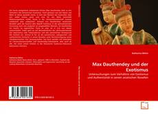 Portada del libro de Max Dauthendey und der Exotismus