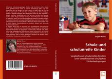 Buchcover von Schule und schulunreife Kinder