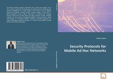 Portada del libro de Security Protocols for Mobile Ad Hoc Networks