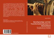 Portada del libro de Berufsprestige und der Transformationsprozess in Deutschland