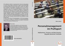 Buchcover von Personalmanagement im Profisport