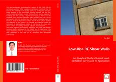 Buchcover von Low-Rise RC Shear Walls