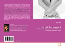 Bookcover of I'm not that innocent