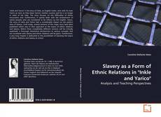 Portada del libro de Slavery as a Form of Ethnic Relations in "Inkle and Yarico"