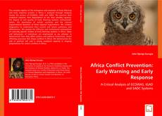 Africa Conflict Prevention: Early Warning and Early Response的封面