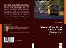 Buchcover von Parental School Choice in First Nations Communities