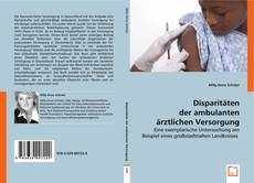 Buchcover von Disparitäten der ambulanten ärztlichen Versorgung