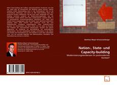 Buchcover von Nation-, State- und Capacity-building