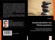 Ausdrucksstärke von Stickersystemen kitap kapağı