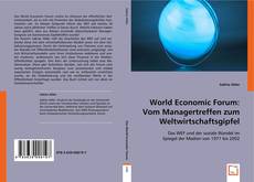 Buchcover von World Economic Forum: Vom Managertreffen zum Weltwirtschaftsgipfel