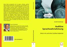 Bookcover of Auditive Sprachwahrnehmung
