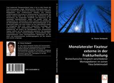 Monolateraler Fixateur externe in der Frakturheilung的封面