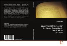 Couverture de Government Intervention in Higher Education in South
Africa