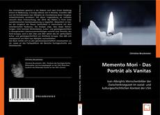 Buchcover von Memento Mori - Das Porträt als Vanitas