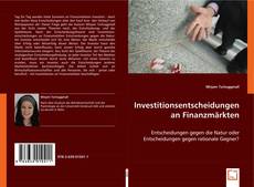 Bookcover of Investitionsentscheidungen an Finanzmärkten