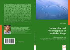 Buchcover von Isomorphie und Automorphismen endlicher Ringe