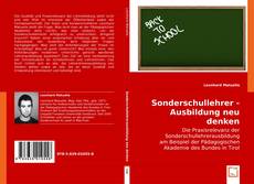 Buchcover von Sonderschullehrer - Ausbildung neu denken