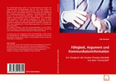 Couverture de Fähigkeit, Argument und Kommunikatorinformation