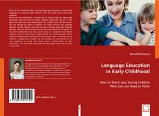 Language Education in Early Childhood的封面