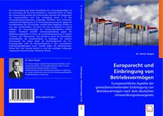 Europarecht und Einbringung von Betriebsvermögen的封面