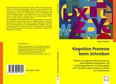 Kognitive Prozesse beim Schreiben kitap kapağı