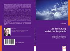 Buchcover von Die Bedeutung weiblicher Prophetie