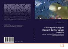 Capa do livro de Kultursponsoring als Element der Corporate Identity 