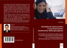 Buchcover von Wertbildende Eigenschaften E-Learning-basierter akademischer Bildungsangebote