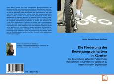 Buchcover von Die Förderung des Bewegungsverhaltens in Kärnten