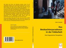 Das Beobachterparadoxon in der Feldarbeit的封面