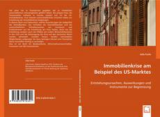 Immobilienkrise am Beispiel des US-Marktes kitap kapağı