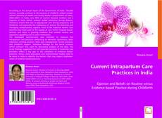 Buchcover von Current Intrapartum Care Practices in India