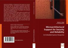 Buchcover von Microarchitectural Support for Security and Reliability