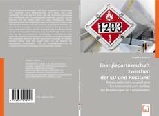 Buchcover von Energiepartnerschaft zwischen der EU und Russland