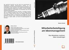 Mitarbeiterbeteiligung am Ideenmanagement kitap kapağı