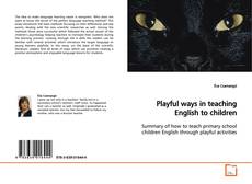 Buchcover von Playful ways in teaching English to children