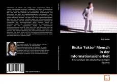 Portada del libro de Risiko 'Faktor' Mensch in der Informationssicherheit