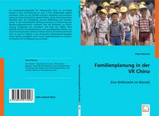 Familienplanung in der VR China的封面