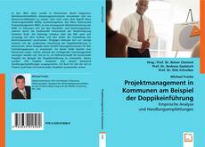 Buchcover von Projektmanagement in Kommunen am Beispiel der Doppikeinführung