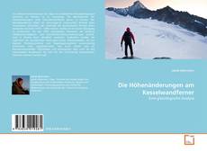 Capa do livro de Die Höhenänderungen am Kesselwandferner 