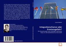 Integrationschance oder Erosionsgefahr? kitap kapağı