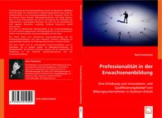 Buchcover von Professionalität in der Erwachsenenbildung