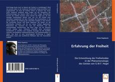 Erfahrung der Freiheit kitap kapağı