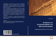 Portada del libro de Analysen zur Erwerbslosigkeit mit Mikrozensusdaten