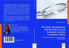 Buchcover von The State, Development and the Role of Local Economic Systems in Southern Africa