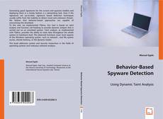 Buchcover von Behavior-Based Spyware Detection