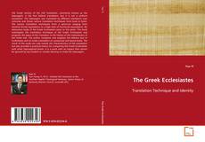Couverture de The Greek Ecclesiastes